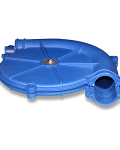 Reversing corner type 60, plastic blue, ball bear. (X400292)